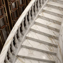 Marble stairs in Calacatta Gold - Image 4