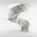 Marble stairs in Calacatta Gold - Image 1
