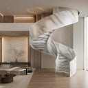 Marble stairs in Calacatta Gold - Image 5