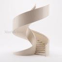 Marble stairs in Massangis Clair Limestone - Image 1
