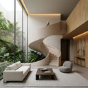 Marble stairs in Massangis Clair Limestone - Image 2