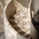 Curved Marble stairs in Massangis Clair Limestone - Image 3