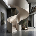 Marble stairs in Massangis Clair Limestone - Image 2