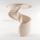 Marble stairs in Massangis Clair Limestone - Image 1