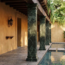 Marble columns in Verde Alpi - Image 2