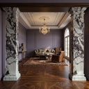 Marble columns in Calacatta Crema Viola - Image 2