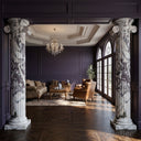 Stone columns in Calacatta Crema Viola - Image 2