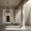 Stone columns in Calacatta Crema Viola - Image 3