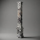 Stone pillars in Calacatta Crema Viola - Image 1