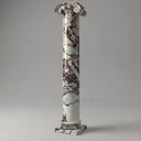 Natural stone pillars in Calacatta Crema Viola - Image 1