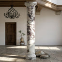 Pillars stone in Calacatta Crema Viola - Image 2