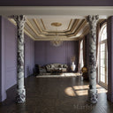 Stone columns in Calacatta Crema Viola - Image 2