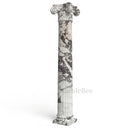 Stone pillars in Calacatta Crema Viola - Image 4
