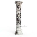 Natural stone pillars in Calacatta Crema Viola - Image 3