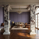 Stone columns in Calacatta Crema Viola - Image 2