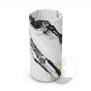 bathroom sink and pedestal in Italian Panda Marble - Image 4