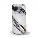 bathroom sink and pedestal in Italian Panda Marble - Image 7