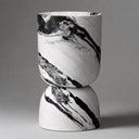 pedestal lavatory sink in Italian Panda Marble - Image 1