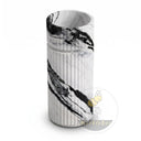 bathroom sink on pedestal in Italian Panda Marble - Image 6