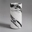 bathroom sink on pedestal in Italian Panda Marble - Image 1
