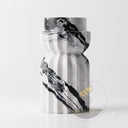 bathroom sink on pedestal in Italian Panda Marble - Image 6