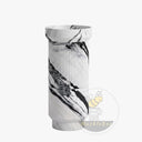 pedestal marble sink in Italian Panda Marble - Image 5