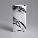 bathroom sink and pedestal in Italian Panda Marble - Image 1