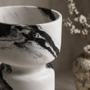 bathroom freestanding sink in Italian Panda Marble - Image 5