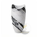 pedestal marble sink in Italian Panda Marble - Image 5