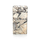 Designer Pedestal Sink | Italian Valgri hWite Marble 33.46" Tall
