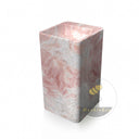 Pink Marble Pedestal Sink 33.46" Tall