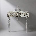 Marble Vanity Top in Calacatta Crema Viola - Image 1