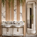 marble for vanity in Calacatta Crema Viola - Image 2
