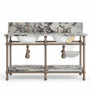 marble for vanity in Calacatta Crema Viola - Image 4