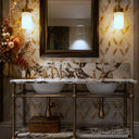 marble for vanity in Calacatta Crema Viola - Image 3