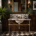marble for bathroom vanity in Calacatta Crema Viola - Image 3