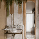 marble for bathroom vanity in Calacatta Crema Viola - Image 4