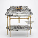 marble sink top in Calacatta Crema Viola - Image 4