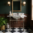 wall mount marble sink in Calacatta Crema Viola - Image 2