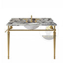 Marble Vanity Countertop in Calacatta Crema Viola - Image 4