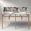 marble for vanity in Calacatta Crema Viola - Image 1