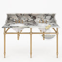 marble for vanity in Calacatta Crema Viola - Image 5