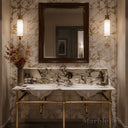 marble for vanity in Calacatta Crema Viola - Image 4