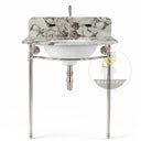 marble for bathroom vanity in Calacatta Crema Viola - Image 6