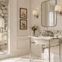 marble for bathroom vanity in Calacatta Crema Viola - Image 3