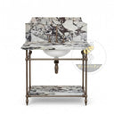 marble basin in Calacatta Crema Viola - Image 3