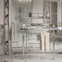 marble sink vanity in Calacatta Crema Viola - Image 3