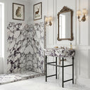 marble sink vanity top in Calacatta Crema Viola - Image 3