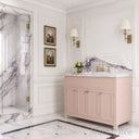 marble bathroom vanity in Milas Lilac - Image 3