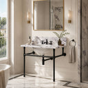 bathroom marble vanity in Milas Lilac - Image 2
